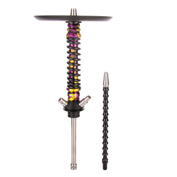 Кальян MAMAY CUSTOMS Coilover MINI SPECIAL ANOD пурпурнозолотой камуфляж/чёрный (без колбы)