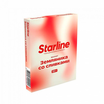Табак для кальяна Starline "Старлайн" (Земляника со Сливками), 25 г