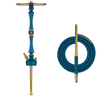 Кальян Hoob Mars Pro | Морской синий x Золото