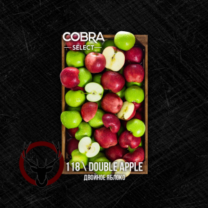 Табак Cobra La Muerte Double Apple (Двойное Яблоко) 40 гр.