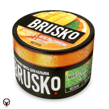 BRUSKO MEDIUM Манго c апельсином и мятой 50гр