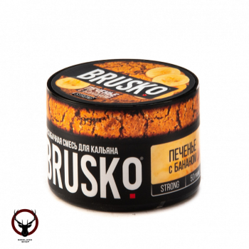 BRUSKO STRONG Печенье с бананом 50гр