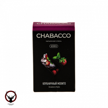 Chabacco MEDIUM Strawberry mojito 50гр