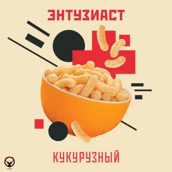 Табак для кальяна "Энтузиаст" с ароматом сладких кукурузных палочек (КУКУРУЗНЫЙ), 25 г