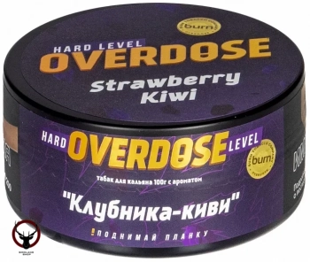 Табак для кальяна Overdose Strawberry Kiwi 100гр