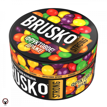Табак для кальяна BRUSKO STRONG Фруктовое драже 250гр
