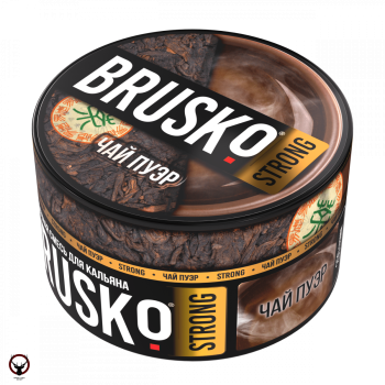 Табак для кальяна BRUSKO STRONG Чай Пуэр 250гр