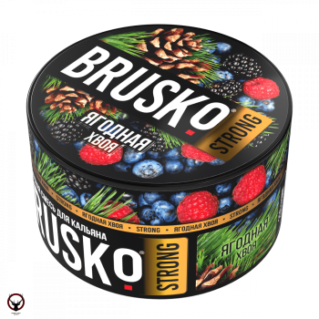 Табак для кальяна BRUSKO STRONG Ягодная хвоя 250гр